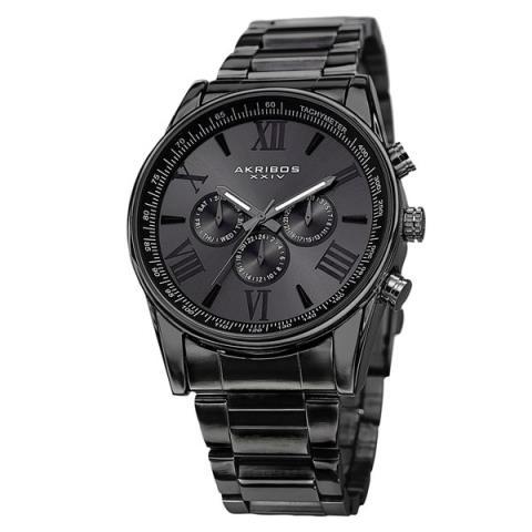 Montre noire homme