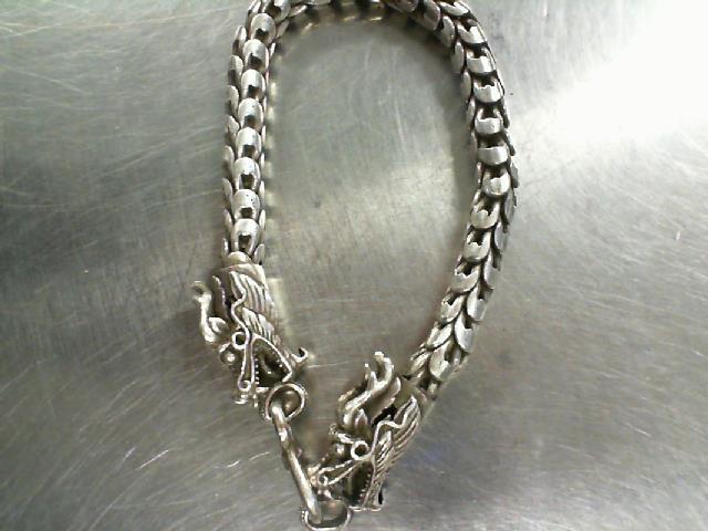 Bracelet argent dragon