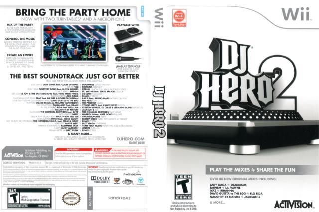 Dj hero 2 wii