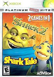 2 games in 1 shrek/shark