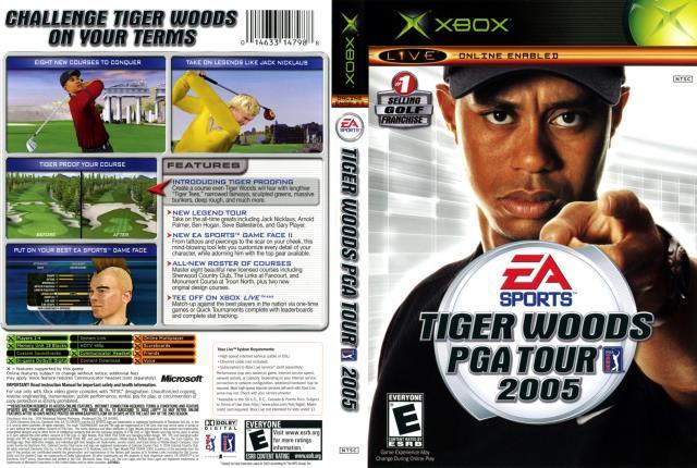 Tiger woods pga tour 2005