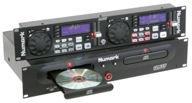 Dual cd player rackmount 2en1