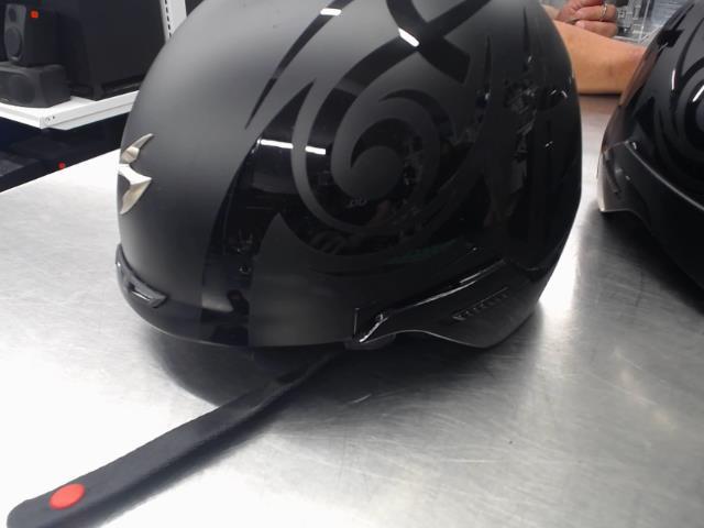 Casque moto noir