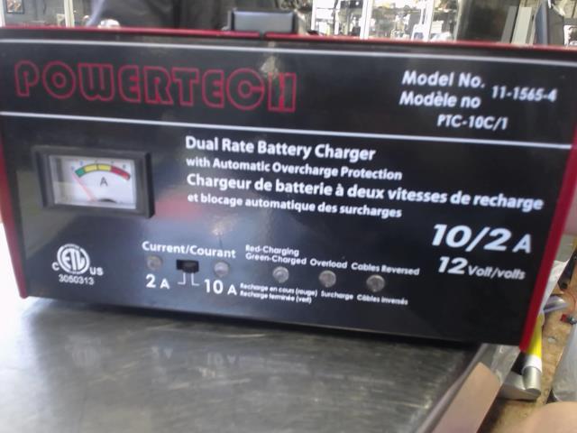 Dual rate battery charger10/2a