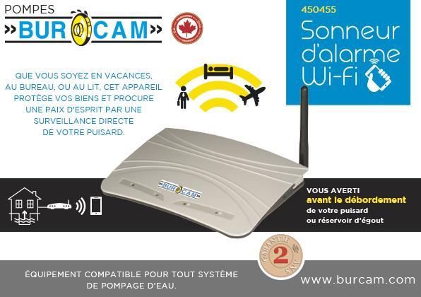 Alarme wifi inondation