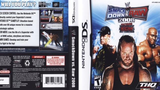 Smack down vs raw 2008