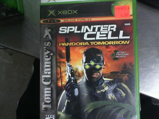 Splinter cell pandora tomorrow