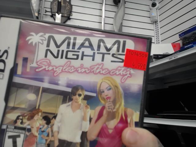 Miami night single in city