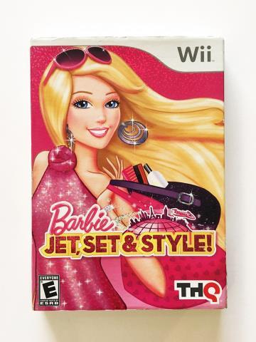 Barbie jet set and style wii