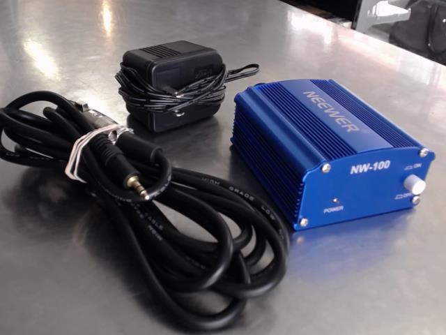 Phantom power supply pour microphone +ac