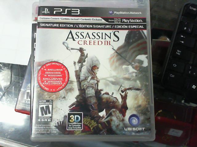 Assassins creed 3