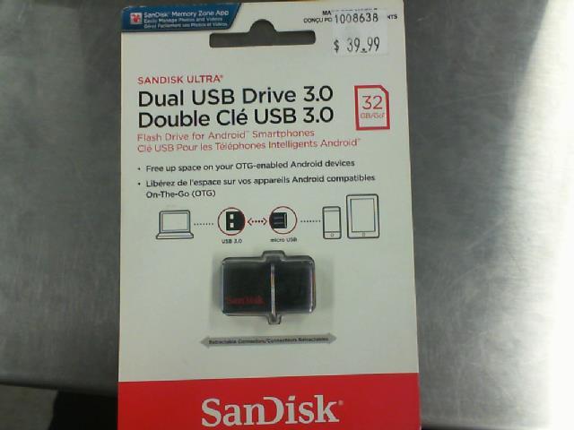 Double cle usb 32gb