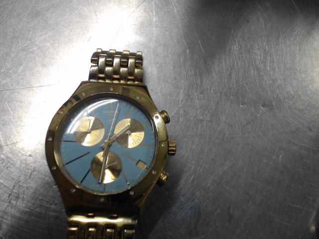 Montre chrono gold turquoise