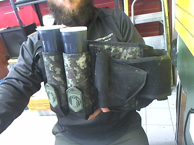 Ceinture camo vert+pod paint.