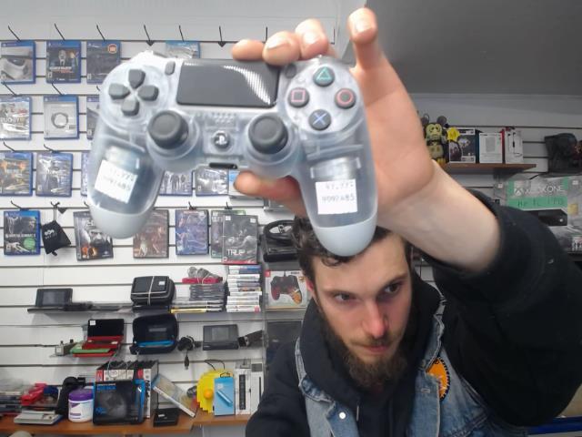 Manette ps4 glass gray