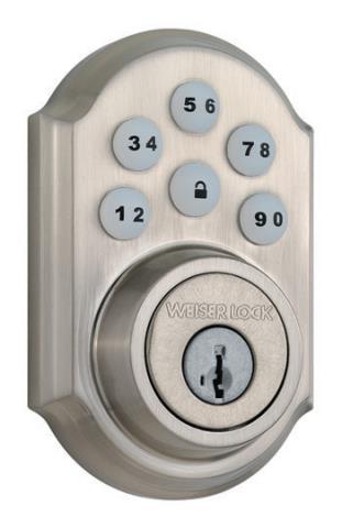 Electronic keypad deadbolt