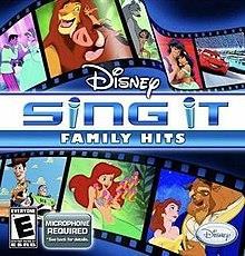 Disney sing it family hits wii