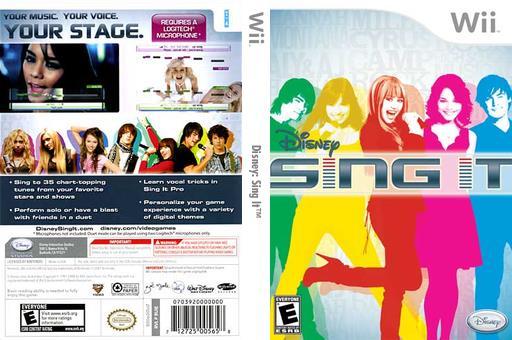 Disney sing it wii