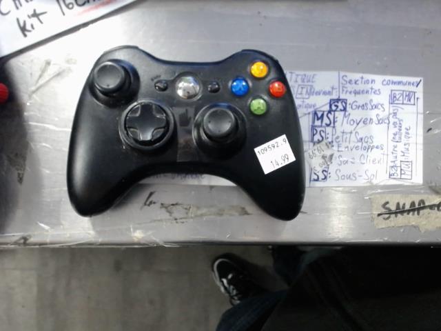 Mannette xbox 360 noir