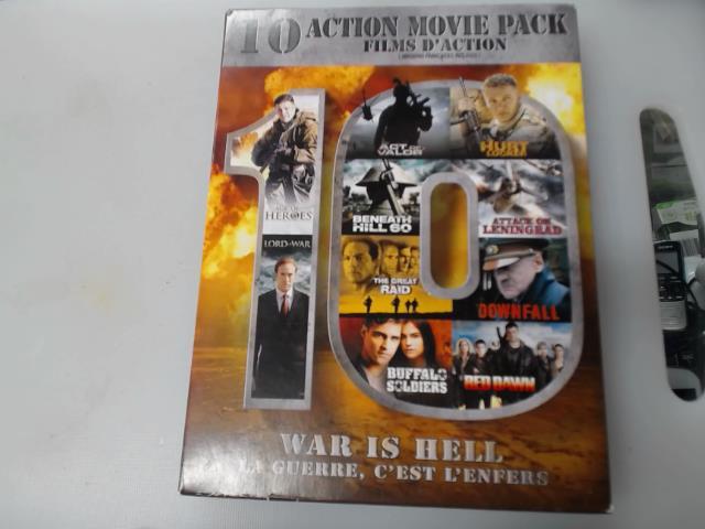 10 war action movie pack