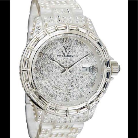 White wrist watch