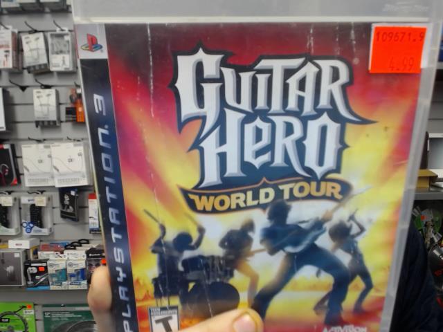 Guitar hero world tour