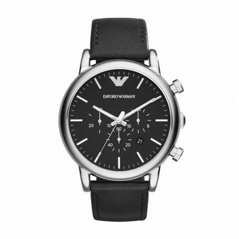 Montre armani noir + case