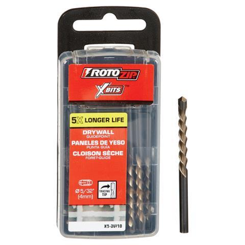 Drywall drill bits 5/32in 10-pack