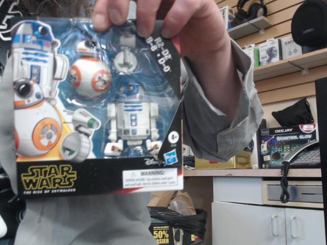 R2-d2 bb-8 & d-0 figurine