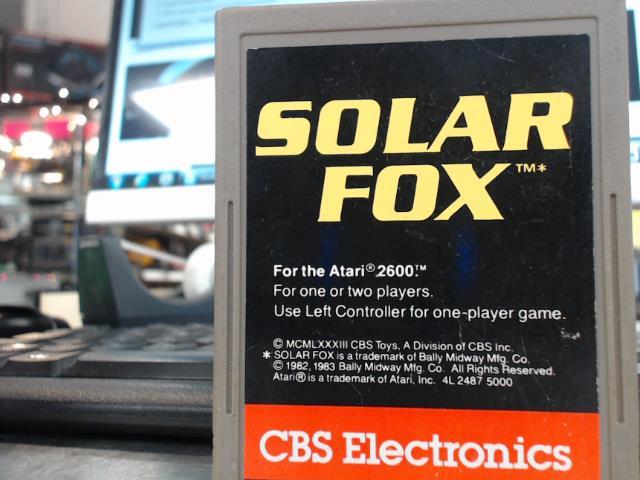 Solar fox atari 2600