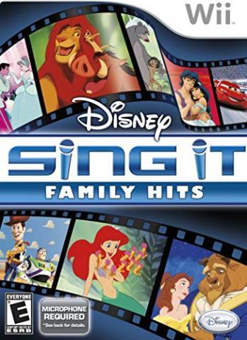 Disney sing it family hits wii