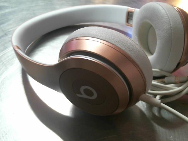 Beats solo2 rose gold+fil