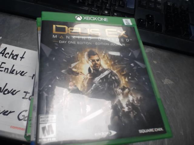 Deus ex manking divided