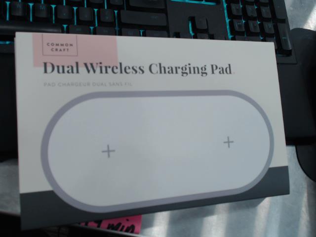 Dual pad chargeur