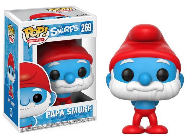 Papa smurf figurine