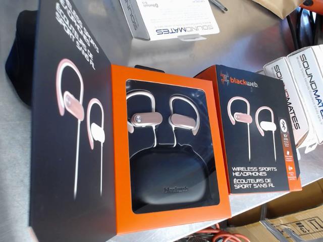 Wireless sport headphones dans la boite