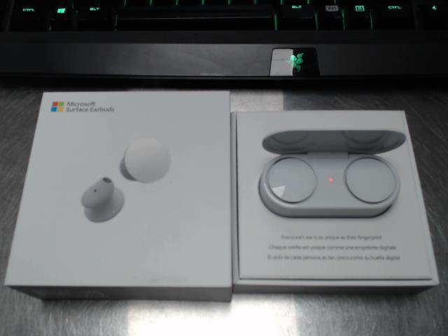 Microsoft surface earbuds in box