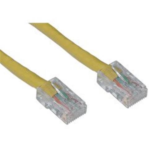 Cable ethernet jaune court