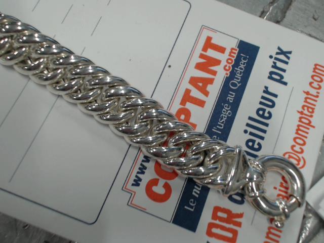 Silver cuban bracelet