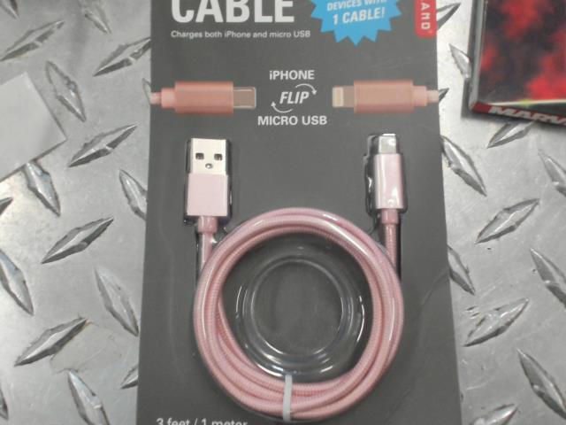 Super cable charge iphone et micro usb