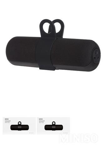 Speaker silicone wireless noir