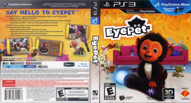 Eye pet ps3 jeux