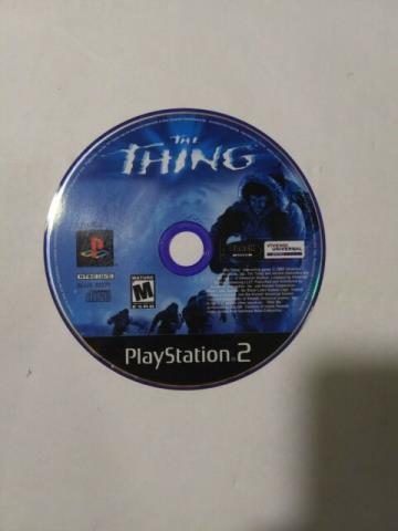 The thing ps2 disk only