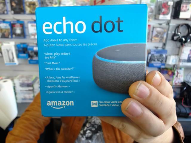 Amazon echo dot 3rd gen noir dans boite