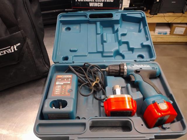 Vielle drill makita+2 batts+charg ds cas