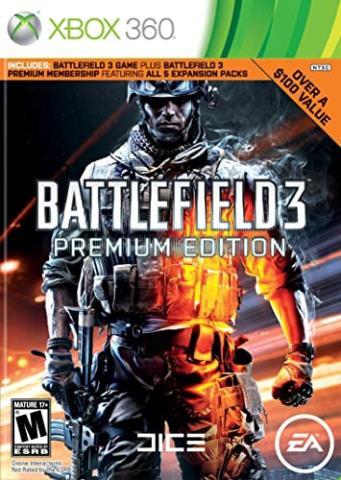 Battlefield 3 premium edition xbox 360