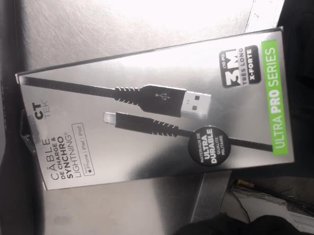 Cable pour iphone 5 et plus