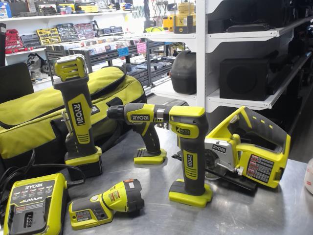 Kit 5 outils ryobi+batt+chrg dssac