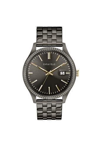 Montre noire stainless caravelle bans bo