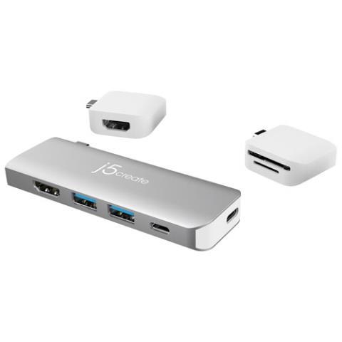 Usb-c dual-display modular dock